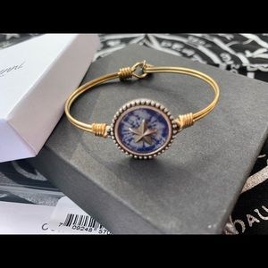 Luca + Danni  STAR BANGLE BRACELET NAVY Petite 6.5 New